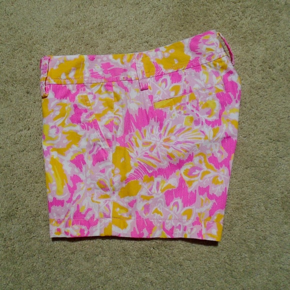 Lilly Pulitzer Pants - LILLY PULITZER Callahan Ooh La La Pink Shorts 0